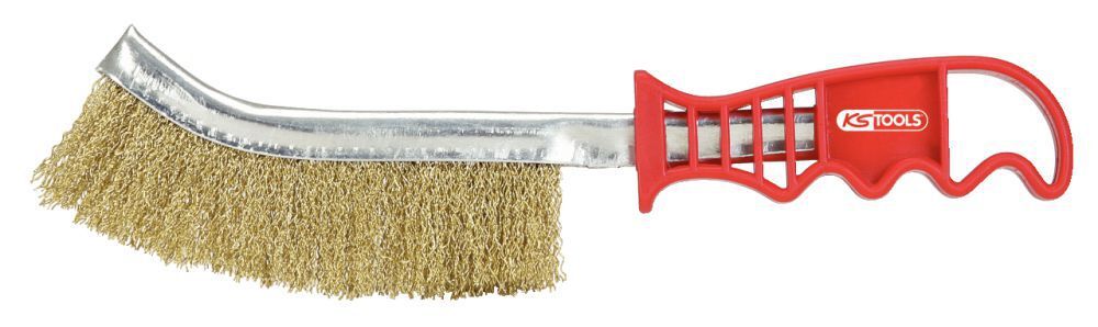 KS Tools Messingdraht-Allzweck-Drahtbürste, 250mm Produktbild KS Tools Messingdraht-Allzweck-Drahtbürste, 250mm
