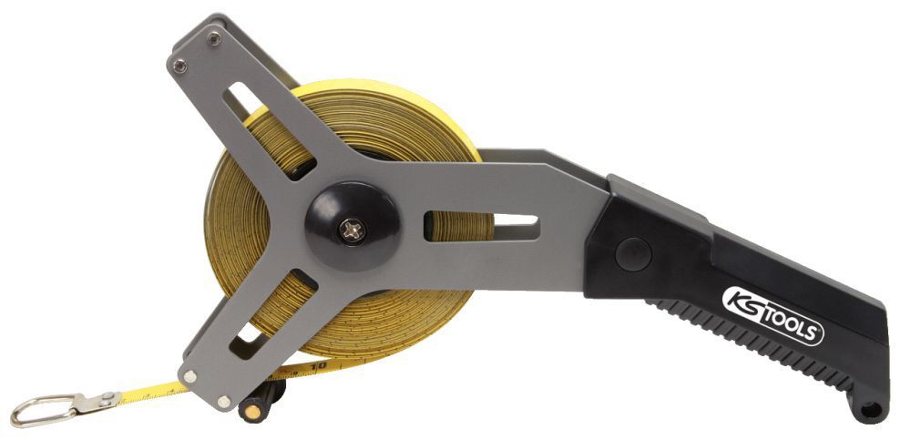 KS Tools Rahmenbandmaß mit gelbem Stahlband 50m Produktbild KS Tools Rahmenbandmaß mit gelbem Stahlband 50m