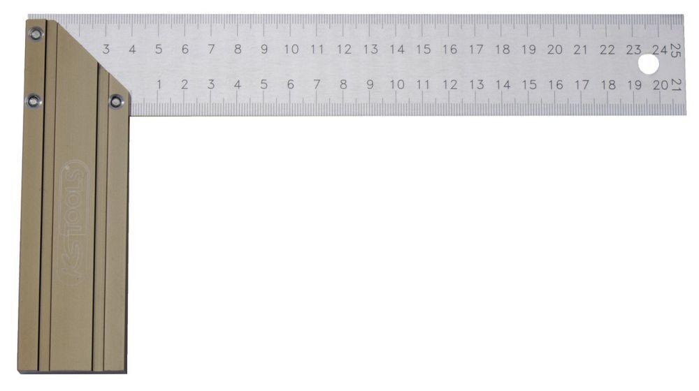 KS Tools Schreinerwinkel mit Aluminiumzunge 250mm Produktbild KS Tools Schreinerwinkel mit Aluminiumzunge 250mm