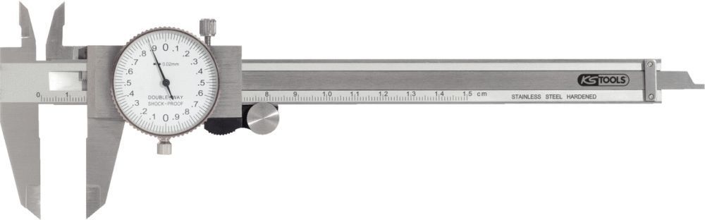 KS Tools Uhren Messschieber Messgenauigkeit +/- 0,02 Produktbild KS Tools Uhren Messschieber Messgenauigkeit +/- 0,02