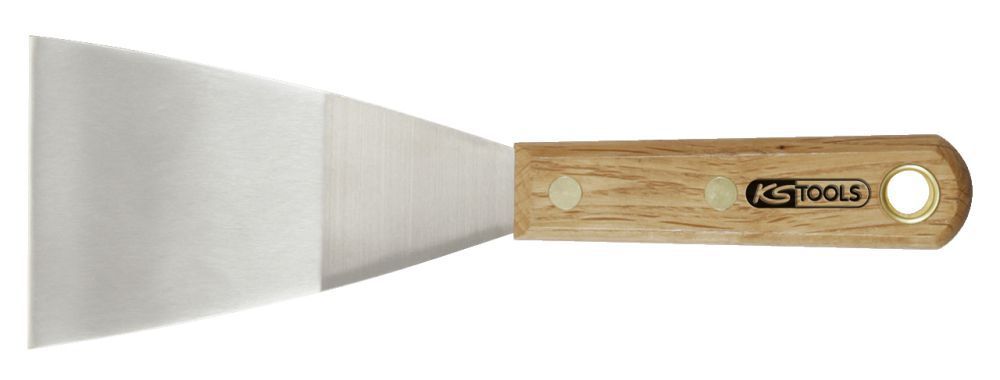 KS Tools EDELSTAHL Spachtel, 75mm, mit Holzgriff Produktbild KS Tools EDELSTAHL Spachtel, 75mm, mit Holzgriff