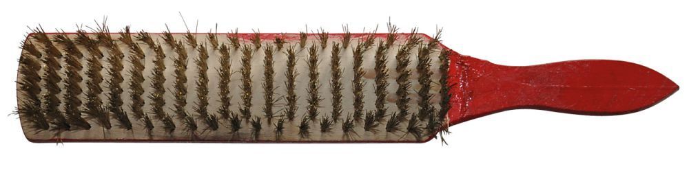 KS Tools BRONZEplus Handfeger Zinnbronzedraht gewellt 310 mm Produktbild KS Tools BRONZEplus Handfeger Zinnbronzedraht gewellt 310 mm