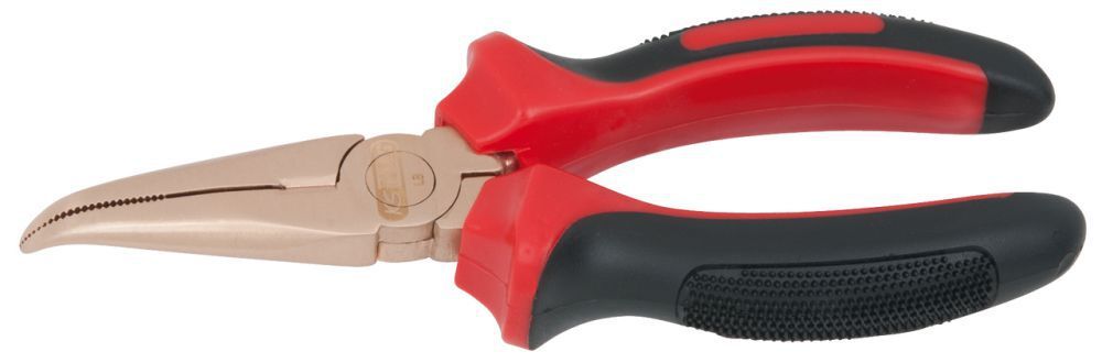 KS Tools BERYLLIUMplus Telefonzange gewinkelt 180 mm Produktbild KS Tools BERYLLIUMplus Telefonzange gewinkelt 180 mm