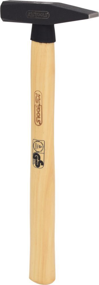 KS Tools Schlosserhammer mit Hickorystiel 200g Produktbild KS Tools Schlosserhammer mit Hickorystiel 200g