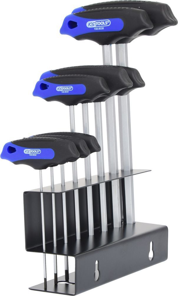 KS Tools ERGOTORQUEplus T Griff Innensechskant Schlüssel Satz 8 Teile Produktbild KS Tools ERGOTORQUEplus T Griff Innensechskant Schlüssel Satz 8 Teile bild 2