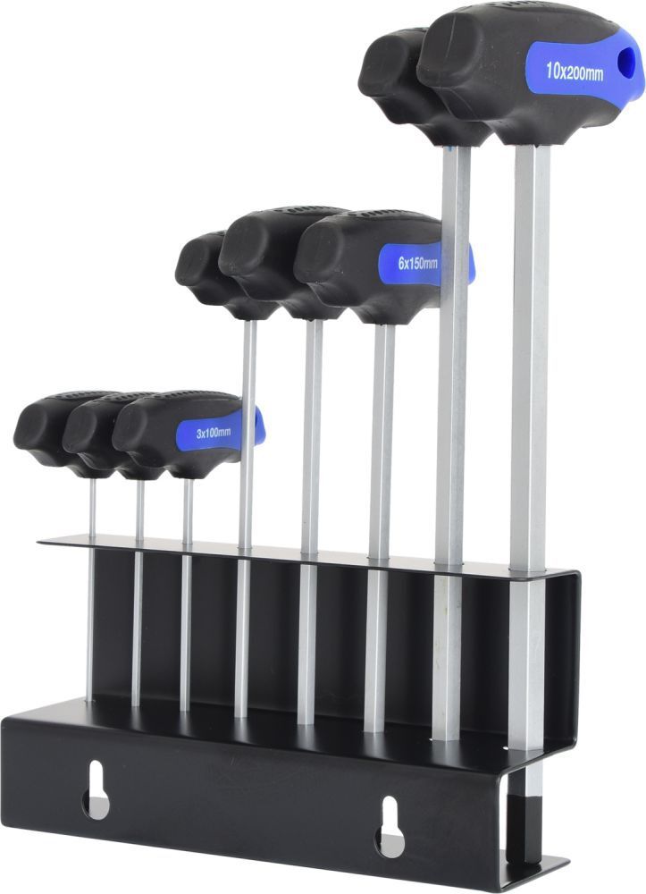 KS Tools ERGOTORQUEplus T Griff Innensechskant Schlüssel Satz 8 Teile Produktbild KS Tools ERGOTORQUEplus T Griff Innensechskant Schlüssel Satz 8 Teile bild 3