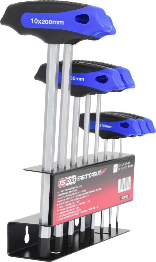 KS Tools ERGOTORQUEplus T Griff Innensechskant Schlüssel Satz 8 Teile Produktbild KS Tools ERGOTORQUEplus T Griff Innensechskant Schlüssel Satz 8 Teile bild 4