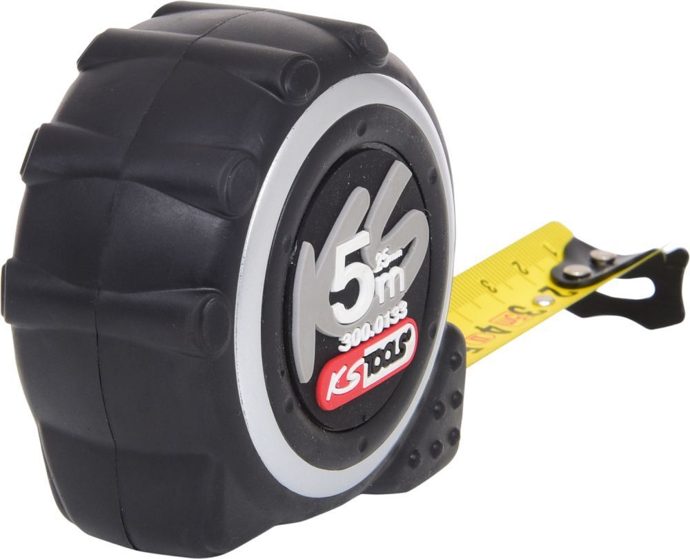 KS Tools Bandmaß mit Feststeller schwarz - grau 5m 25mm Produktbild KS Tools Bandmaß mit Feststeller schwarz - grau 5m 25mm bild 5
