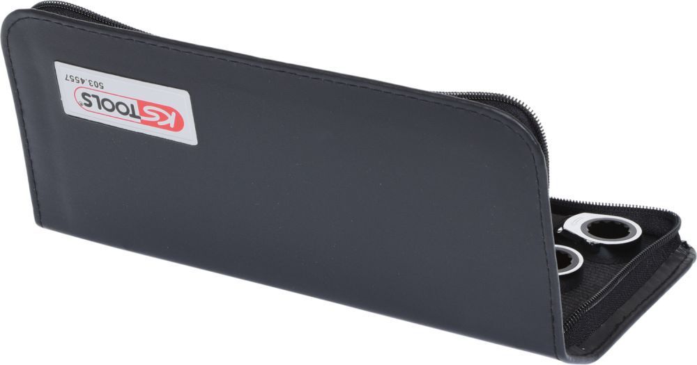 KS Tools GEAR plus Doppel Ratschenringschlüssel Satz 6 teilig Lederetui