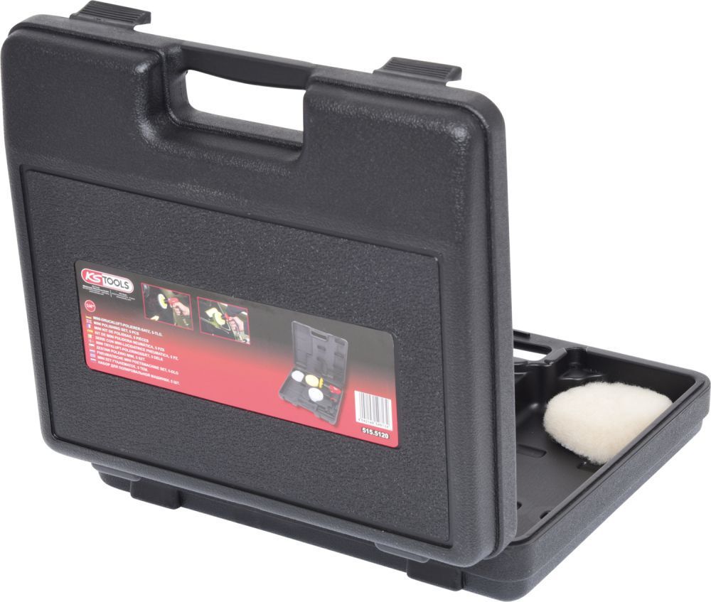 KS Tools 1/4" Mini-Druckluft-Polierer-Satz, 5-tlg. KS Tools 1/4" Mini-Druckluft-Polierer-Satz, 5-tlg.