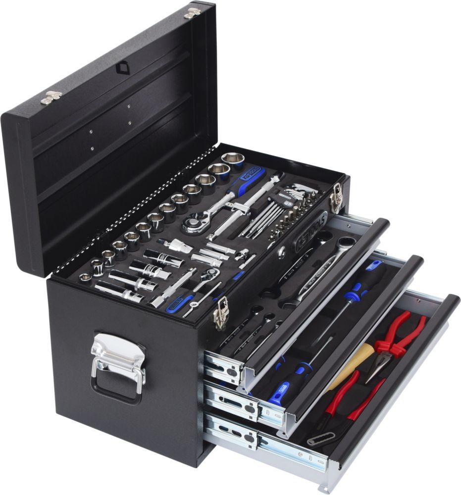 KS Tools 1/4 Zoll und 1/2 Zoll CHROMEplus Universal Werkzeug Satz 99 teilig GEAR KS Tools 1/4 Zoll und 1/2 Zoll CHROMEplus Universal Werkzeug Satz 99 teilig GEAR