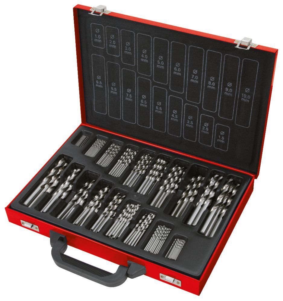 KS Tools HSS G Spiralbohrer Satz 170 teilig 1-10mm Produktbild KS Tools HSS G Spiralbohrer Satz 170 teilig 1-10mm bild 2