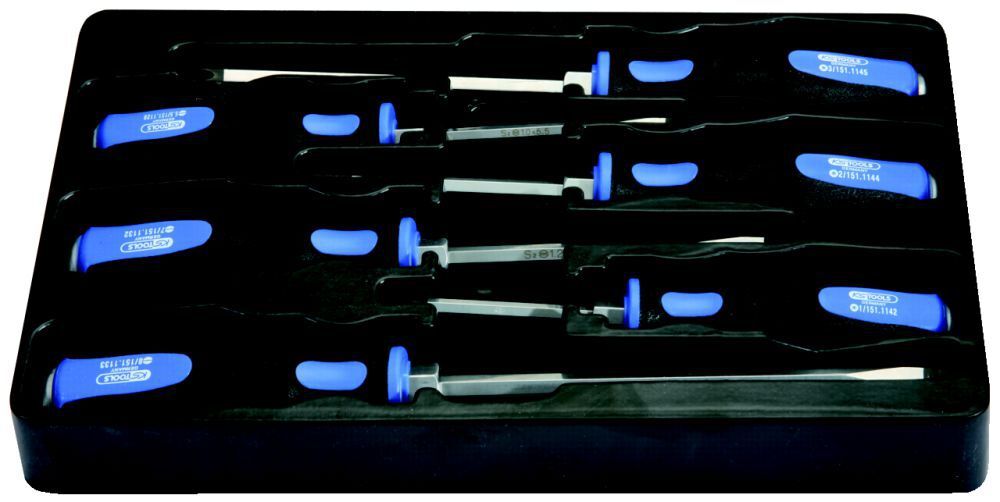 KS Tools ERGOTORQUEmax Schlagkappen Schraubendreher Satz 6 teilig Schlitz PZ Produktbild KS Tools ERGOTORQUEmax Schlagkappen Schraubendreher Satz 6 teilig Schlitz PZ bild 2