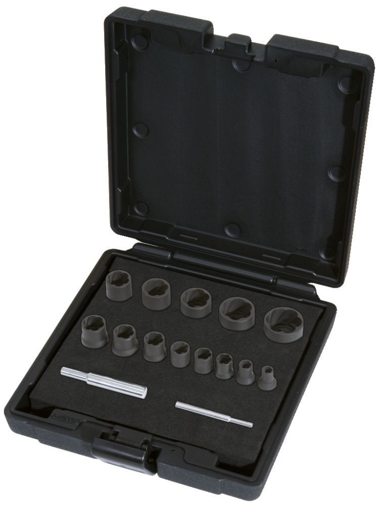 KS Tools 1/4"+1/2" Spiral-Profil-Kraft-Stecknuss-Satz, 15-tlg. Produktbild KS Tools 1/4"+1/2" Spiral-Profil-Kraft-Stecknuss-Satz, 15-tlg.