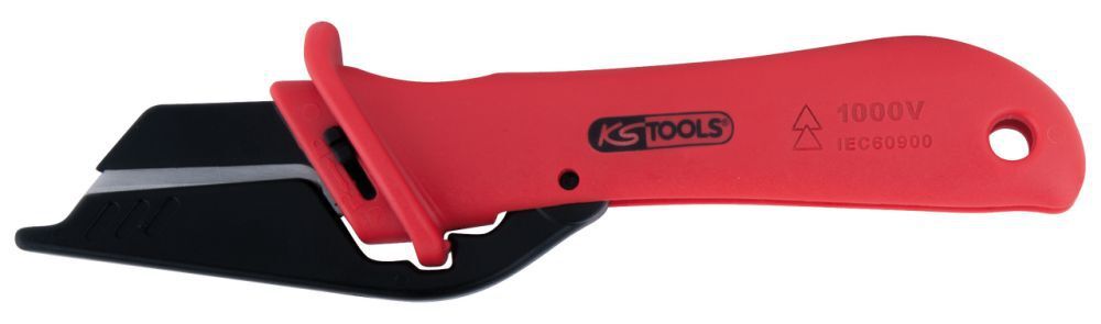 KS TOOLS Kabelmesser mit Schutzisolierung und auswechselbarer Klinge 189mm Produktbild KS TOOLS Kabelmesser mit Schutzisolierung und auswechselbarer Klinge 189mm bild 1