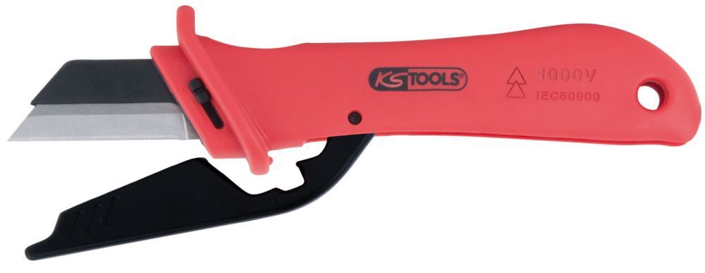 KS TOOLS Kabelmesser mit Schutzisolierung und auswechselbarer Klinge 189mm Produktbild KS TOOLS Kabelmesser mit Schutzisolierung und auswechselbarer Klinge 189mm bild 4