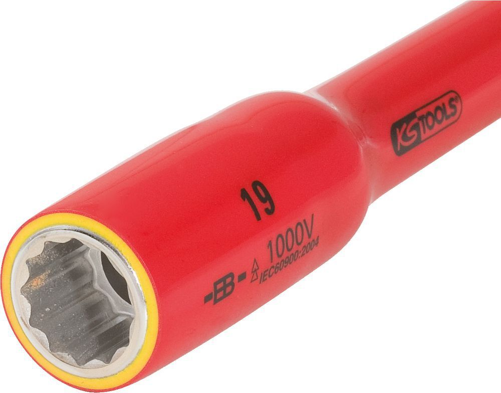 KS Tools 3/8" Stecknuss mit Schutzisolierung, XL, 22mm Produktbild KS Tools 3/8" Stecknuss mit Schutzisolierung, XL, 22mm bild 3