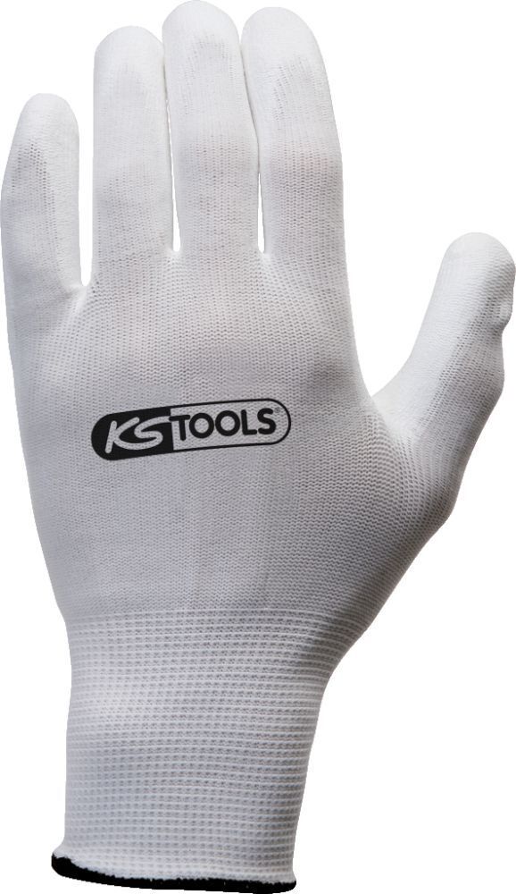 KS Tools Mikro-Feinstrickhandschuhe-weiß, 10, 12 Paar Produktbild KS Tools Mikro-Feinstrickhandschuhe-weiß, 10, 12 Paar