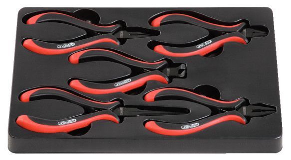 KS Tools Feinmechanik Zangen Satz 5 teilig Produktbild KS Tools Feinmechanik Zangen Satz 5 teilig