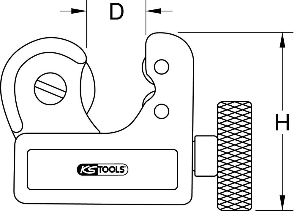 KS TOOLS Mini-Rohrabschneider 3-16mm KS TOOLS Mini-Rohrabschneider 3-16mm