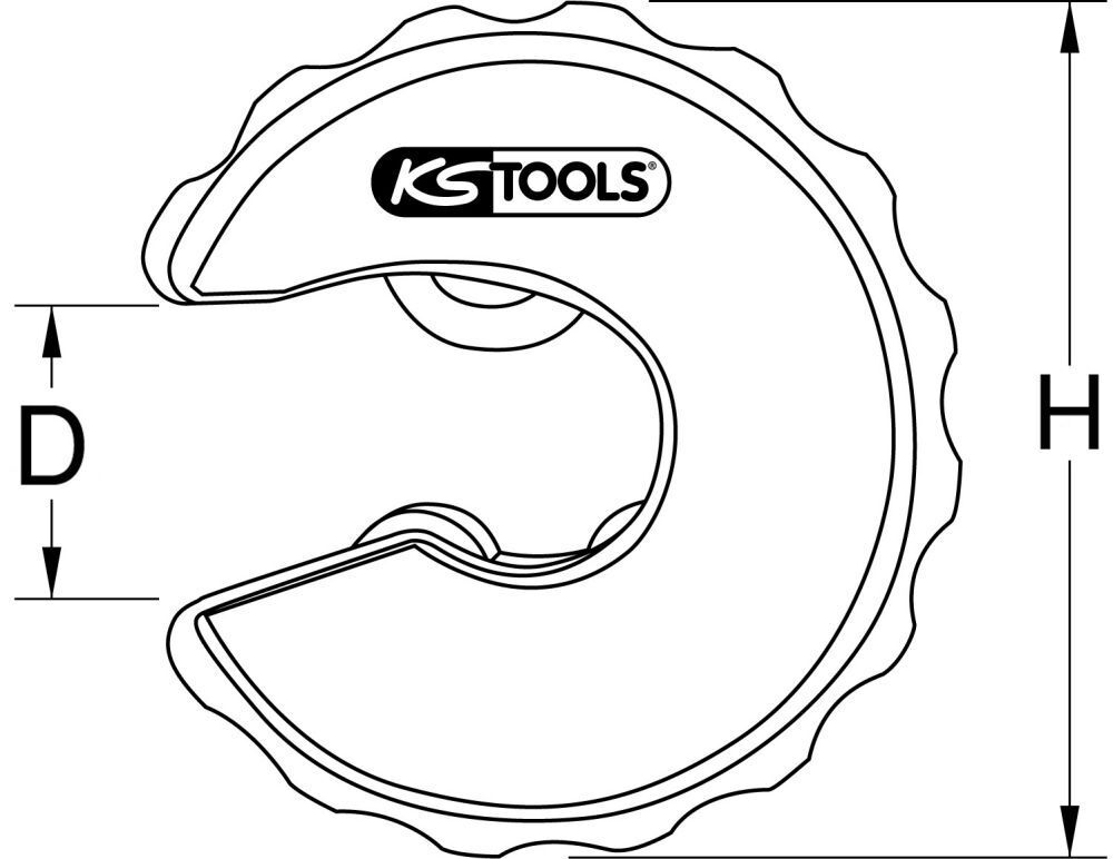 KS Tools Kupferrohr Ratschen Rohrabschneider 22 mm Produktbild KS Tools Kupferrohr Ratschen Rohrabschneider 22 mm bild 2