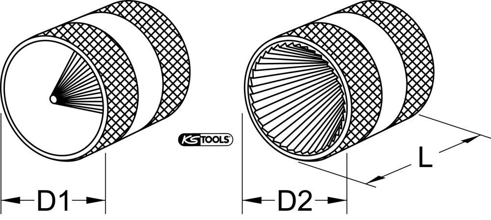 KS Tools Innen und Außen Entgrater 10 bis 54 mm Produktbild KS Tools Innen und Außen Entgrater 10 bis 54 mm bild 3