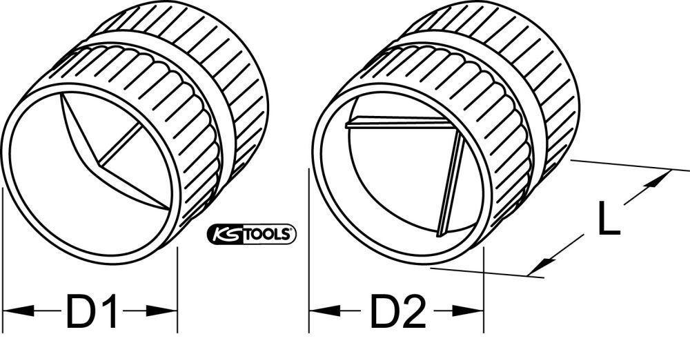 KS TOOLS Innen- und Außen-Entgrater Kunststoff 3-42mm Produktbild KS TOOLS Innen- und Außen-Entgrater Kunststoff 3-42mm bild 3