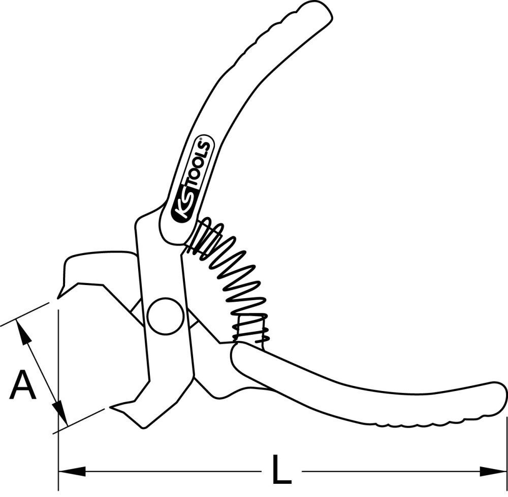 KS TOOLS Niet-Lösezange 100mm, gerade Produktbild KS TOOLS Niet-Lösezange 100mm, gerade bild 2