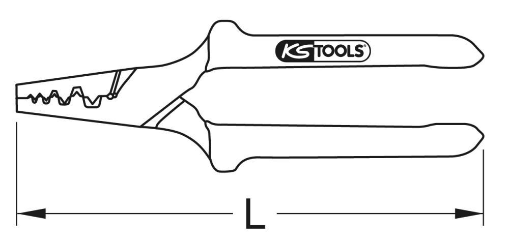 KS TOOLS Aderendhülsenzange 0,5-16,0mm KS TOOLS Aderendhülsenzange 0,5-16,0mm