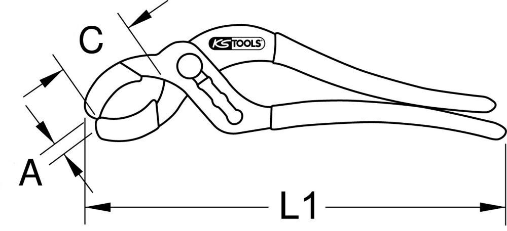 KS TOOLS Siphonzange 100mm KS TOOLS Siphonzange 100mm
