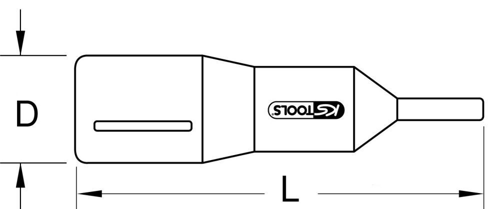 KS TOOLS 1/2" Bit-Stecknuss mit Schutzisolierung für Innensechskant-Schrauben 10mm KS TOOLS 1/2" Bit-Stecknuss mit Schutzisolierung für Innensechskant-Schrauben 10mm