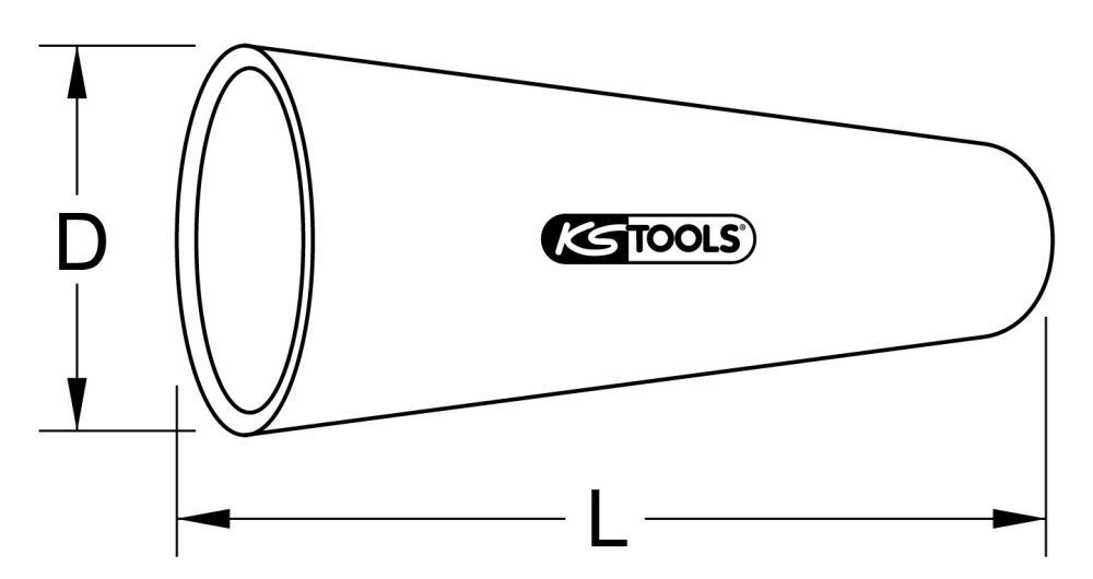 KS Tools Tülle mit Schutzisolierung ohne Klemmkappe, 7mm KS Tools Tülle mit Schutzisolierung ohne Klemmkappe, 7mm