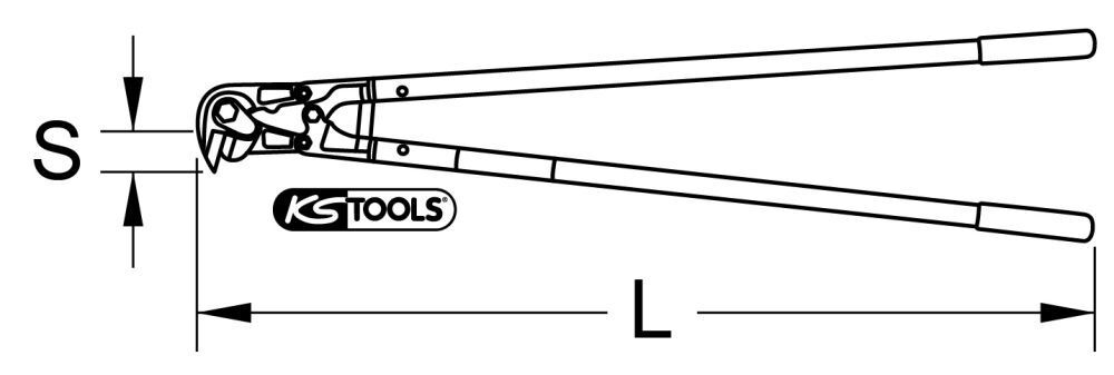 KS Tools Baustahlmatten Schneider 820 mm Produktbild KS Tools Baustahlmatten Schneider 820 mm bild 2