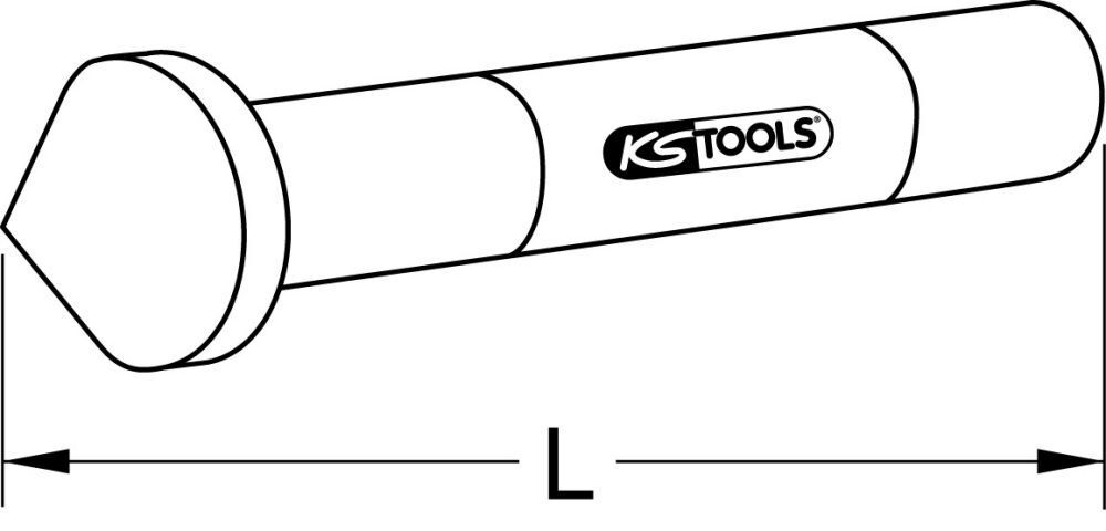 KS Tools Bördelkonus Duchmesser 10 bis 22 mm Länge 131 mm Produktbild KS Tools Bördelkonus Duchmesser 10 bis 22 mm Länge 131 mm bild 2