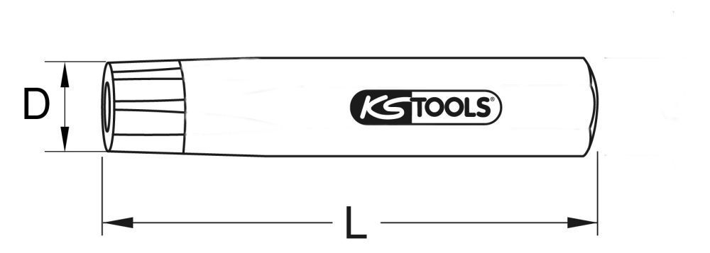 KS Tools Rundlocheisen 25 mm KS Tools Rundlocheisen 25 mm