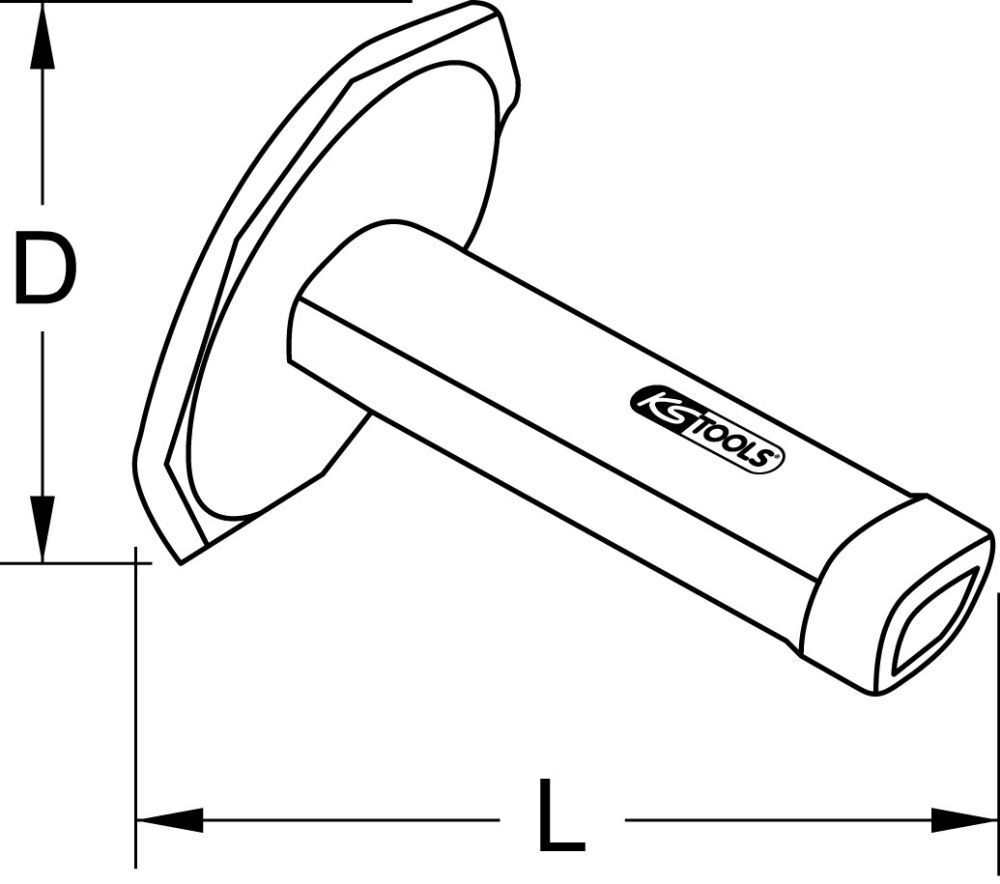 KS Tools Handschutzgriff für Meißel 16 mm Produktbild KS Tools Handschutzgriff für Meißel 16 mm bild 2