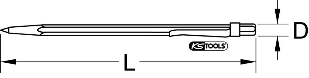 KS Tools Anreißnadel Hartmetall 150 mm Produktbild KS Tools Anreißnadel Hartmetall 150 mm