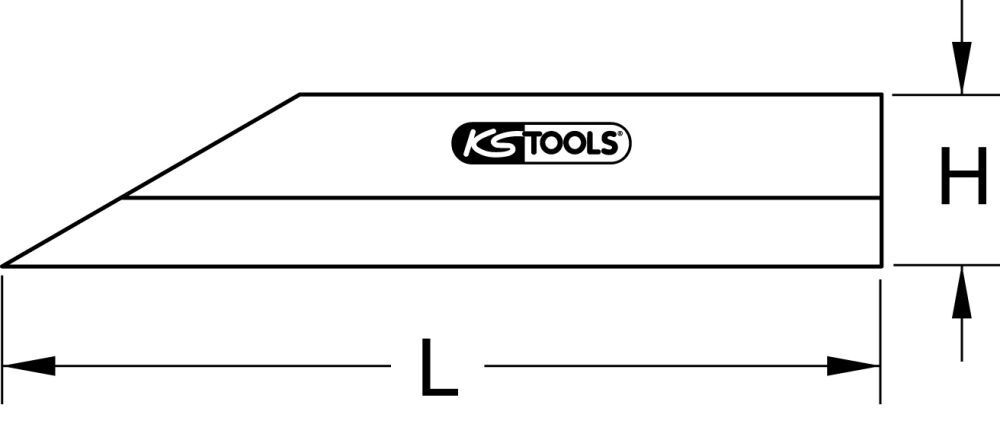 KS Tools Präzisions-Haarlineal, 400mm Produktbild KS Tools Präzisions-Haarlineal, 400mm bild 2
