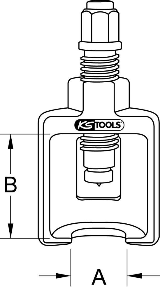 KS Tools Kugelgelenk-Abzieher-Glocke VIBRO-IMPACT, 39mm Produktbild KS Tools Kugelgelenk-Abzieher-Glocke VIBRO-IMPACT, 39mm bild 5