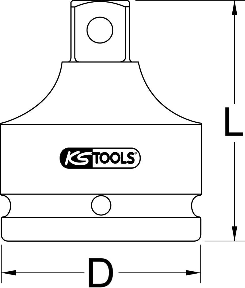 KS Tools 1 Zoll Kraft Bit Stecknuss Innensechskant kurz 17 mm Produktbild KS Tools 1 Zoll Kraft Bit Stecknuss Innensechskant kurz 17 mm bild 2