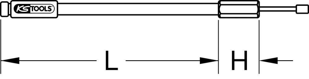 KS Tools Hydraulik Druckspindel 13mm G3/4 Zoll x 14G x 410mm Produktbild KS Tools Hydraulik Druckspindel 13mm G3/4 Zoll x 14G x 410mm bild 2