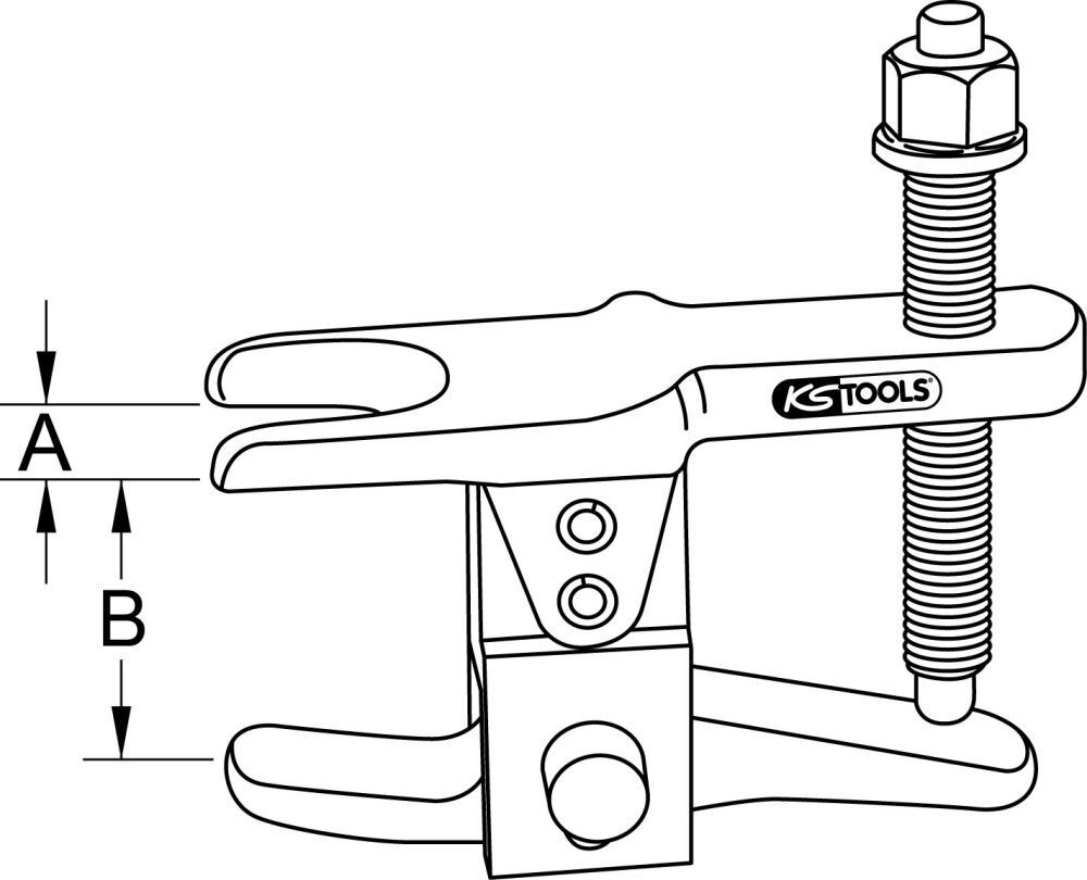 KS Tools Universal-Kugelgelenk-Ausdrücker, 18-24mm Produktbild KS Tools Universal-Kugelgelenk-Ausdrücker, 18-24mm bild 2