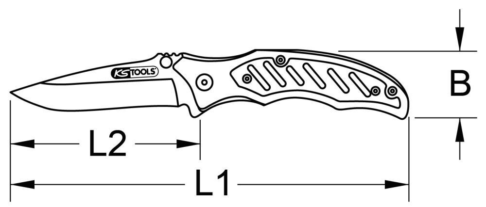 KS Tools Klappmesser mit Arretierung KS Tools Klappmesser mit Arretierung