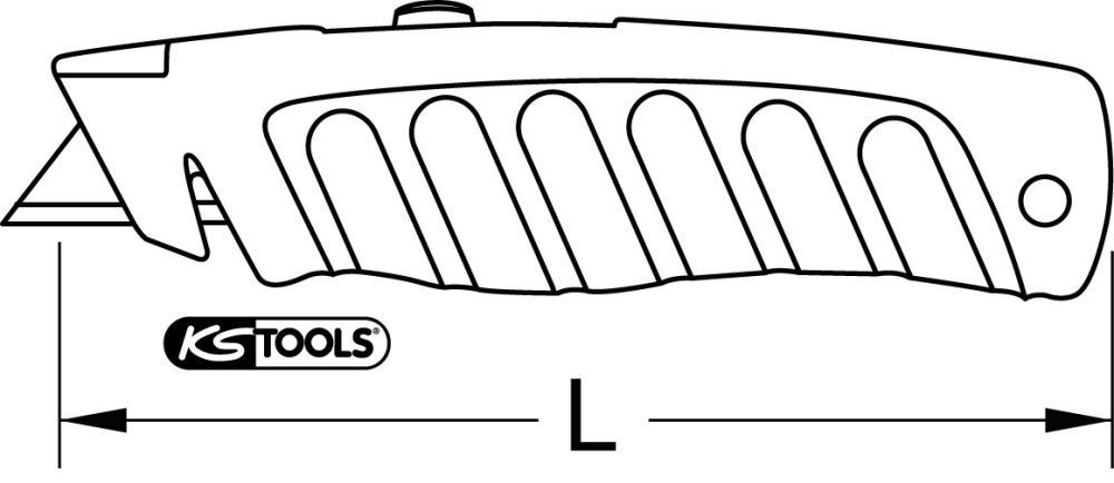 KS Tools Profi Universal Messer 145mm Produktbild KS Tools Profi Universal Messer 145mm bild 3