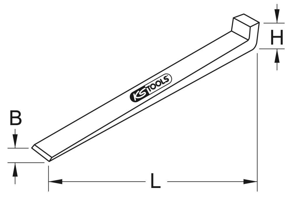 KS Tools BRONZEplus Nasenkeil 400x30x40x40x15 mm KS Tools BRONZEplus Nasenkeil 400x30x40x40x15 mm