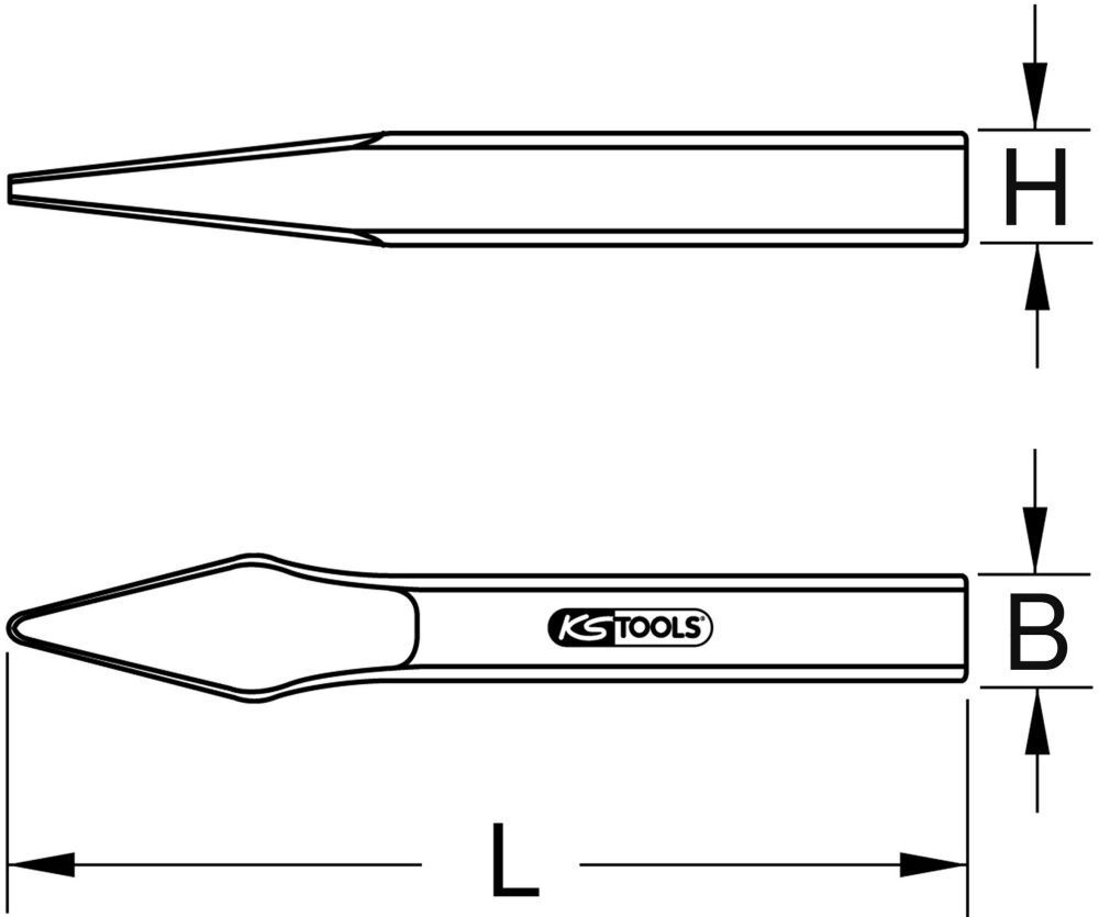 KS Tools BRONZEplus Betonmeißel 380mm Produktbild KS Tools BRONZEplus Betonmeißel 380mm bild 2