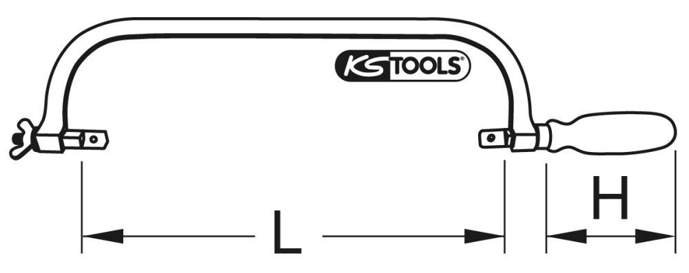 KS Tools BRONZEplus Bügelsäge 560 mm Produktbild KS Tools BRONZEplus Bügelsäge 560 mm bild 2