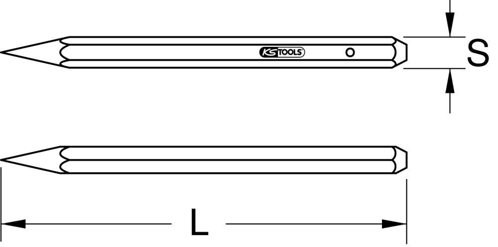 KS Tools BRONZEplus Spitzmeißel 400mm Produktbild KS Tools BRONZEplus Spitzmeißel 400mm bild 2