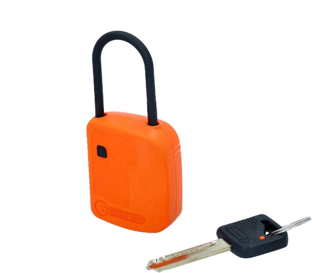 Produktbild KS Tools Absperr Vorhängeschloss orange Verbundmaterial 38 mm