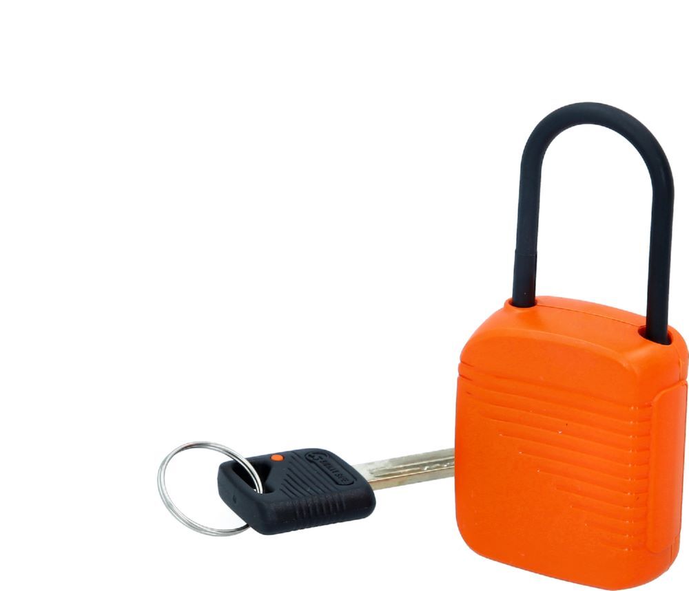 Produktbild Absperr-Vorhängeschloss, orange, Verbundmaterial, 38 mm bild 2